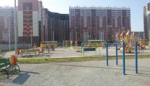 Площадка для воркаута в городе Челябинск №5478 Маленькая Современная фото